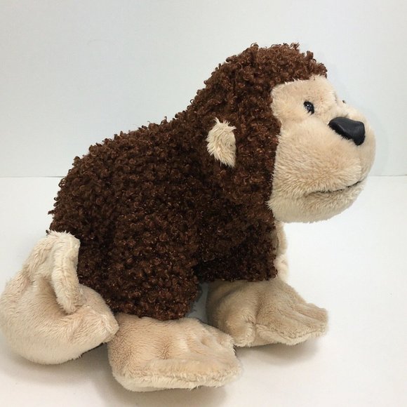 Ganz Webkinz Plush Cheeky Monkey 9" Brown Curly Stuffed Animal No Code Jungle - Picture 12 of 12
